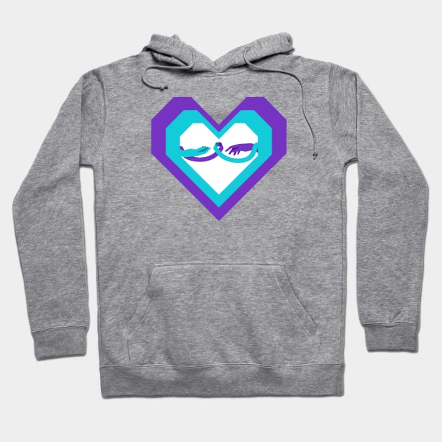 Prevention Awareness Heart Hoodie by CoolMomBiz